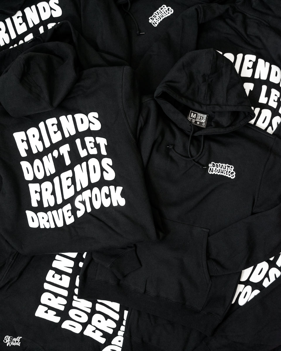 Black 2024 friends hoodie