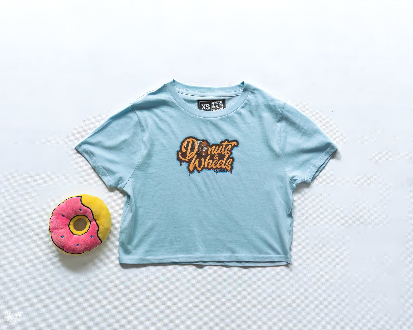 D&W Crop Top  - powder blue