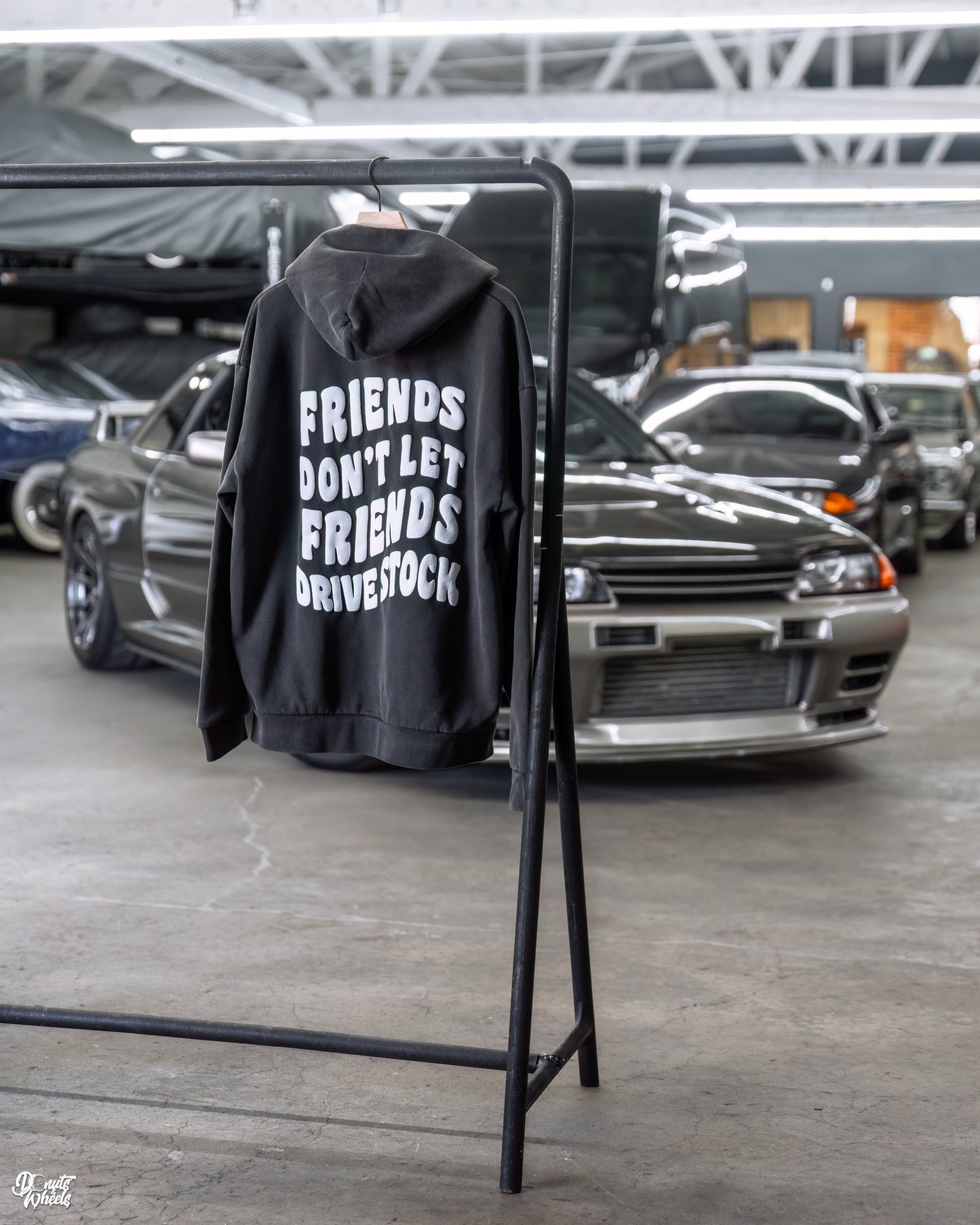 DW Friends Hoodie - Washed Black