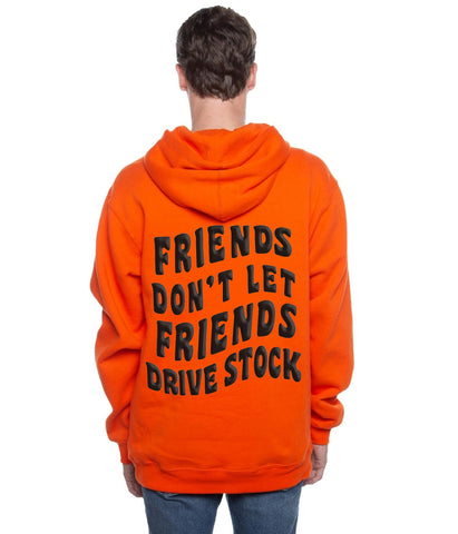DW " Friends" Hoodie - Orange/blk
