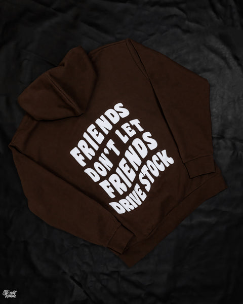 DW Friends Hoodie - chocolate brwn