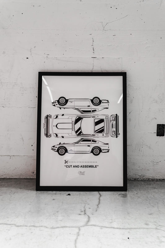 Framed poster